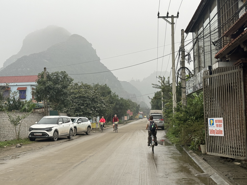 Biking in Ninh Binh