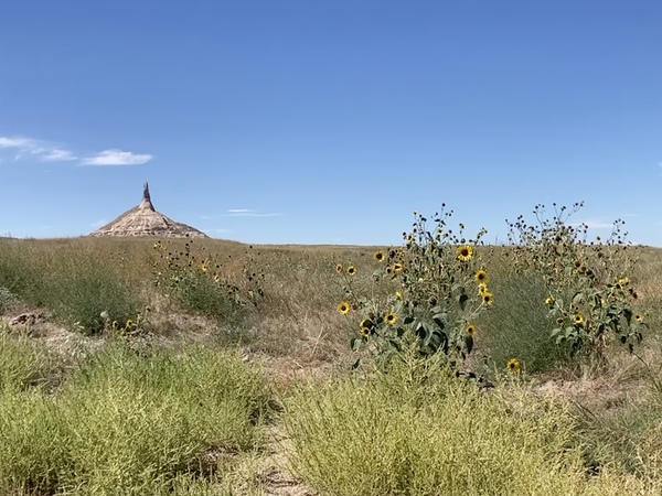 Chimney Rock in western Nebraska