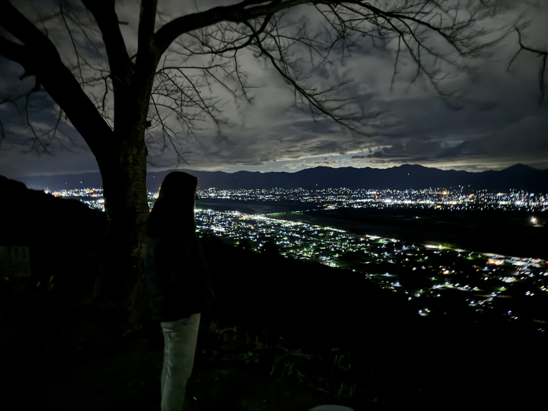 Overlooking Awa at night